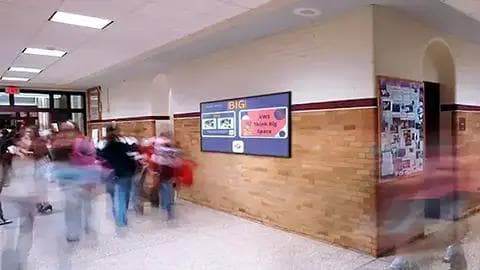 Post School News in Hallways