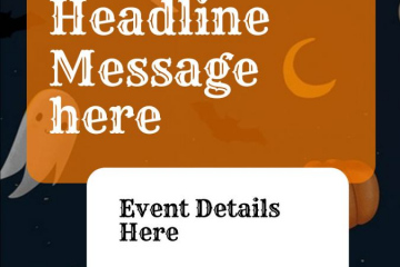 Holidays Halloween Template 8P