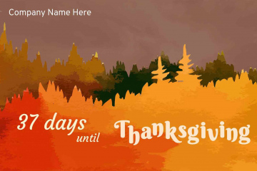 Holidays Thanksgiving Template 3L
