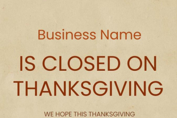 Holidays Thanksgiving Template 4P