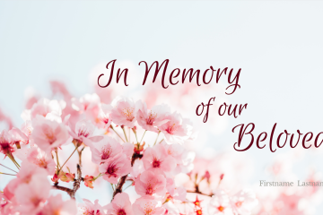 In Memory Of Templates 7L