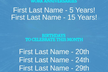 Recognition Templates Birthday 14P