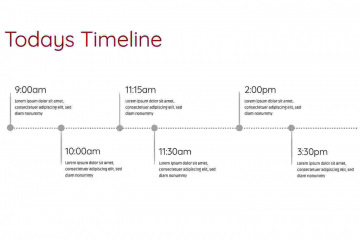 Timeline Template 5L