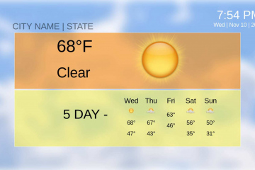 Weather Template 10L