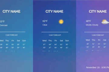 Weather Template 8L