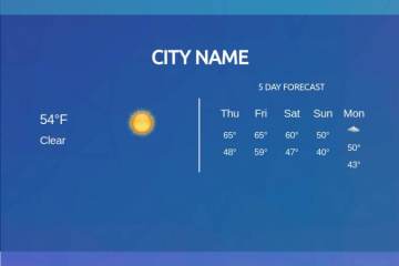 Weather Template 8P