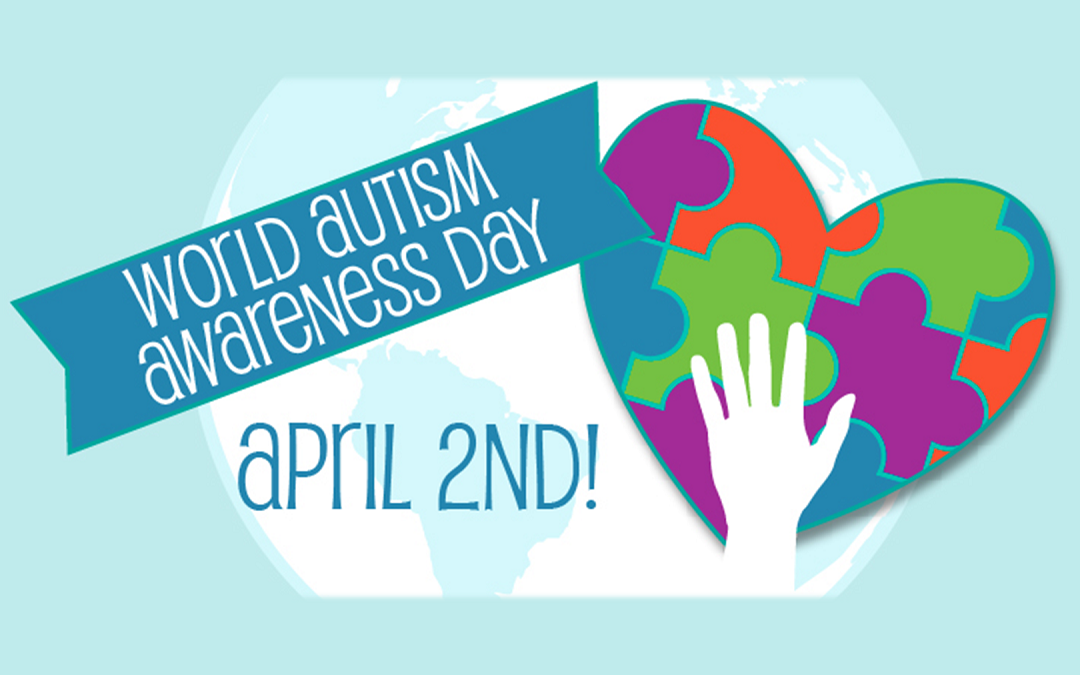 April 2 World Autism Awareness Day Digital Signage Graphic