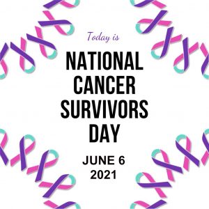 June 6 Cancer Survivors Day Digital Signage Graphic