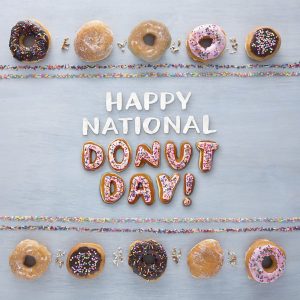 June 4 National Donut Day Digital Signage Graphic