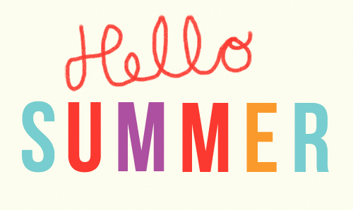 Hello Summer Graphic for Digital Signage