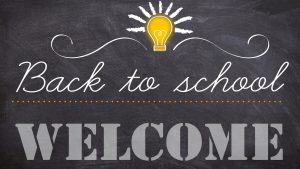 Back to School Digital Signage Graphic