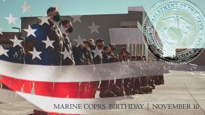 Marine Corps Birthday November 10 Digital Signage Graphic