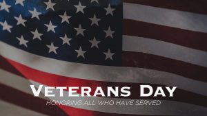 Veterans Day November 11 Digital Signage Graphic