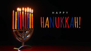 Happy Hanukkah Digital Signage Graphic