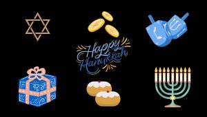 Happy Hanukkah Digital Signage Graphic