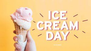 National Ice Cream Day Dec 13 Digital Signage Graphic
