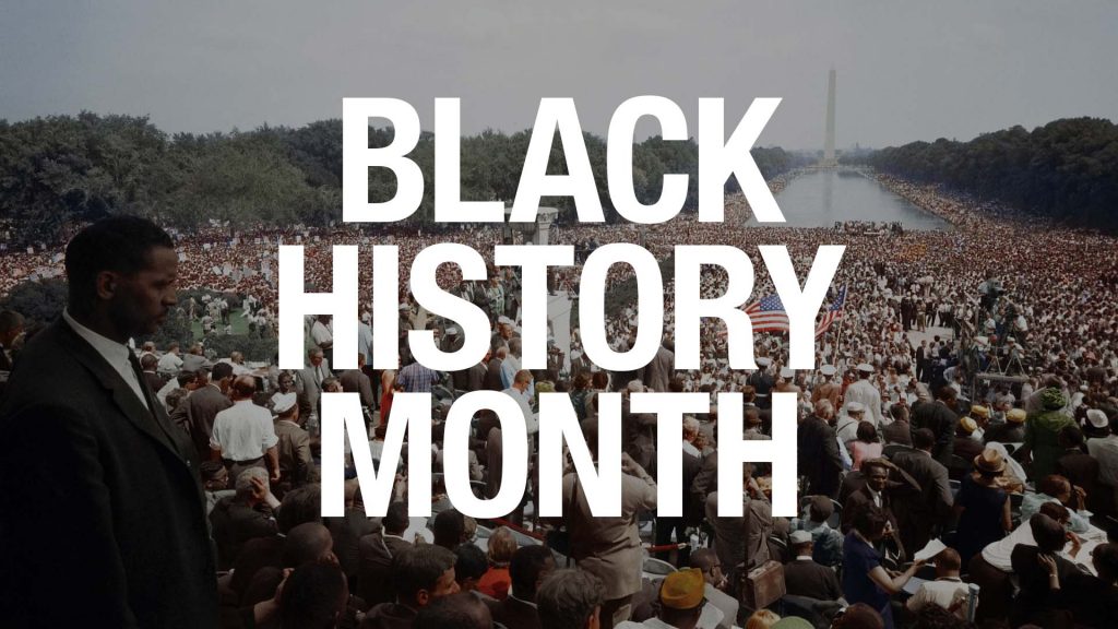 Black History Month Digital Signage Graphic