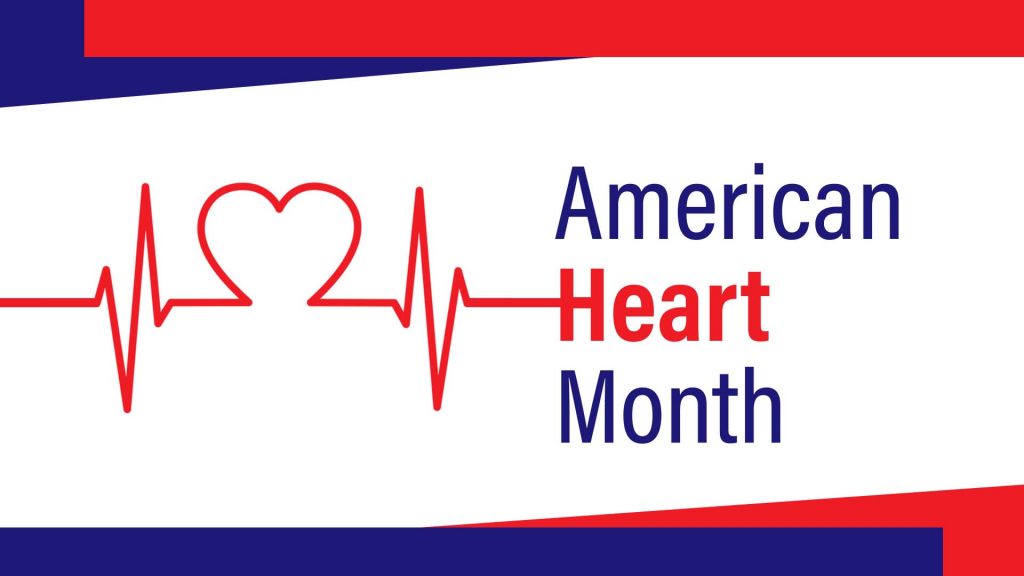 National Heart Month Digital Signage Graphic