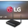 LG 49" 4K digital signage package