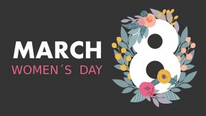 Women's Day March 8 Arreya Digital Signage Graphic