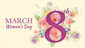 Women's Day March 8 Arreya Digital Signage Graphic