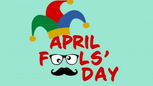 April Fools Day April 1 Arreya Digital Signage Graphic