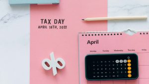 Tax Day April 18 Arreya Digital Signage Graphic