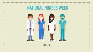 National Nurses Week May 6-12 Arreya Digital Signage Graphic