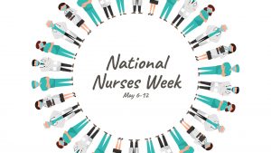 National Nurses Week May 6-12 Arreya Digital Signage Graphic