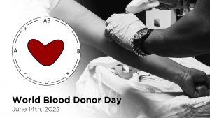 Blood Donor Day June 14 Arreya Digital Signage Graphic