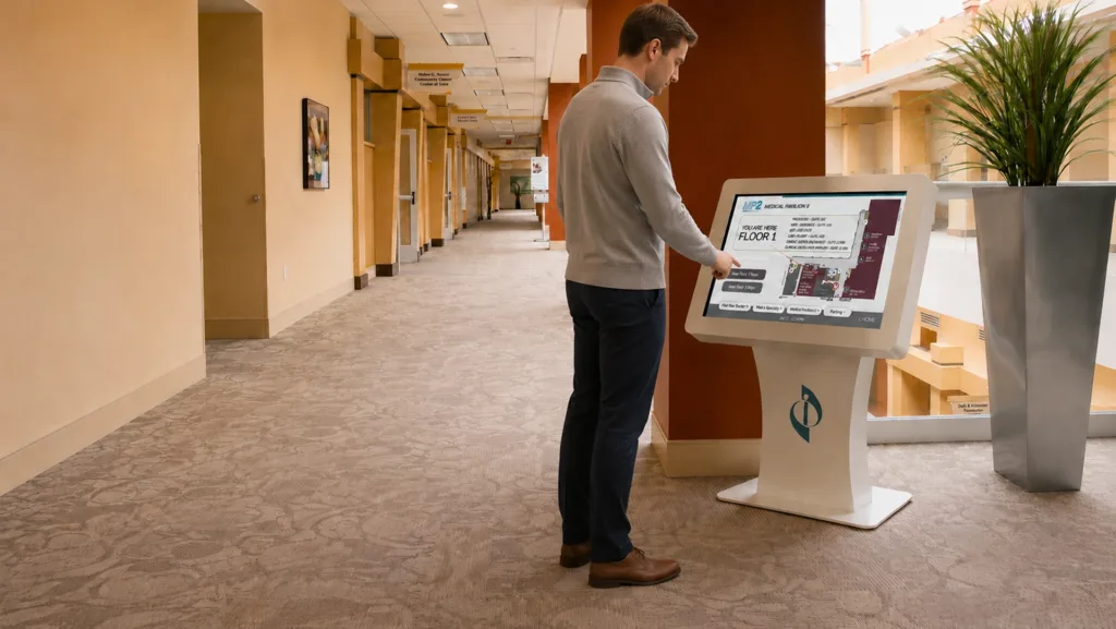 interactive digital signage kiosk
