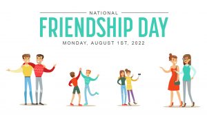 Friendship Day August 1st Arreya Digital Signage Graphic
