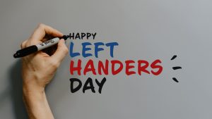Left Handers Day August 13th Arreya Digital Signage Graphic