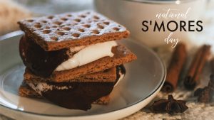 S'mores Day August 10th Arreya Digital Signage Graphic