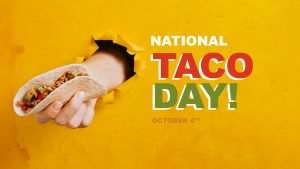 National Taco Day October 4 Arreya Digital Signage Graphic