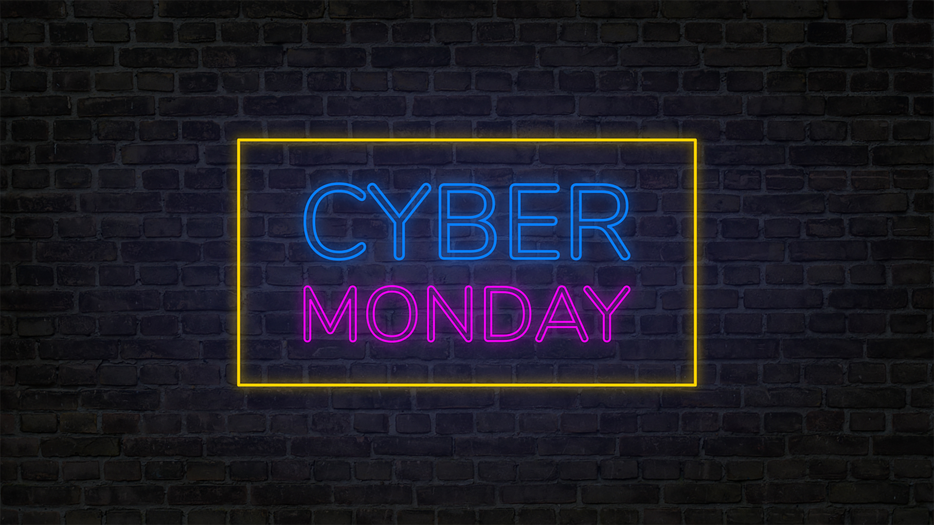 Cyber Monday November 28 Arreya Digital Signage Graphic