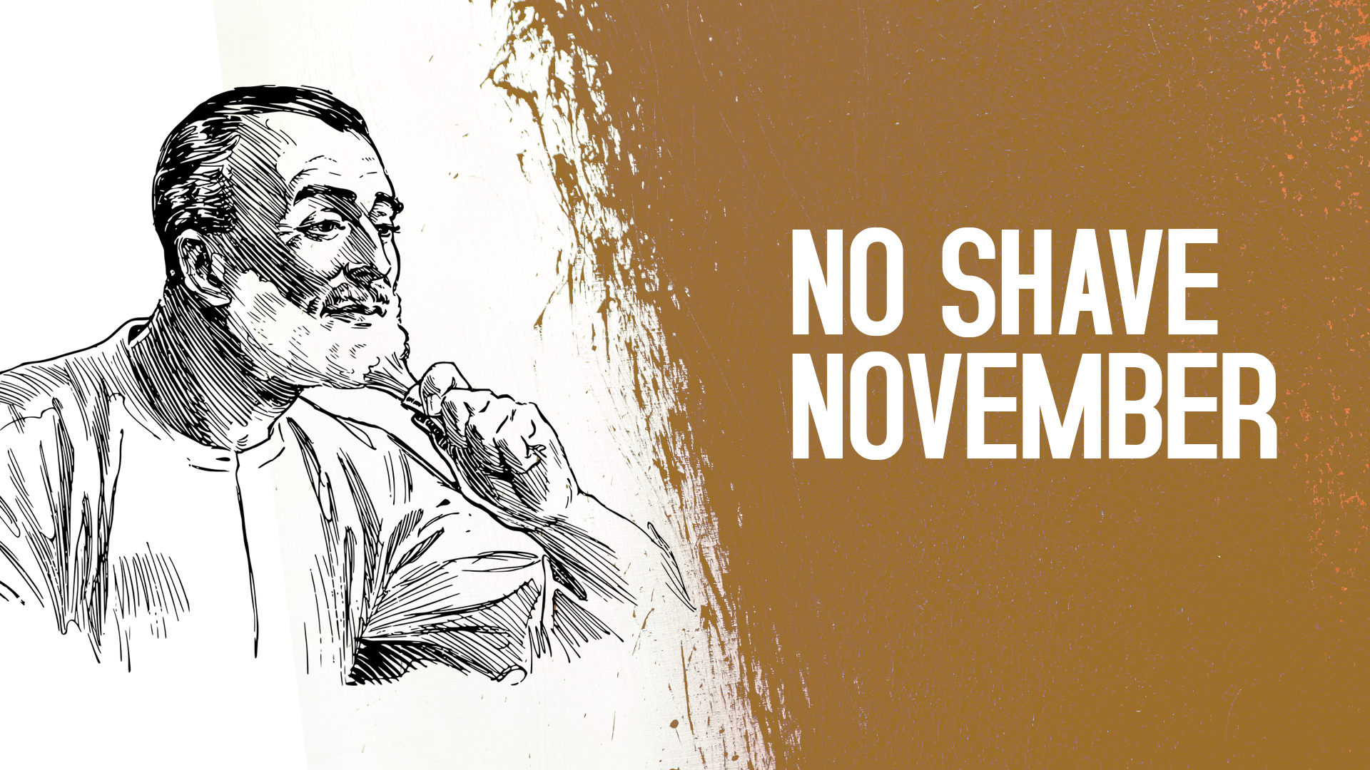 No Shave November Arreya Digital Signage Graphic