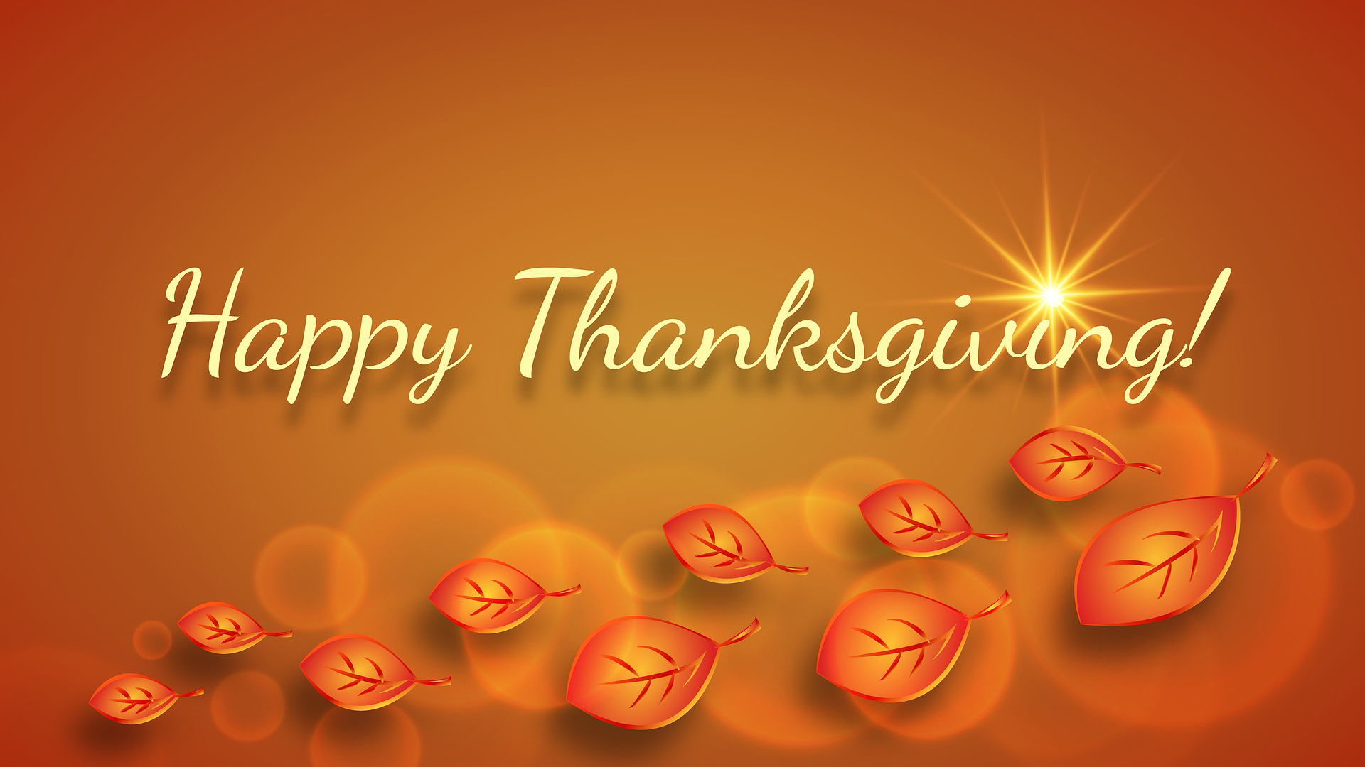 Thanksgiving Day November 26 Arreya Digital Signage Graphic