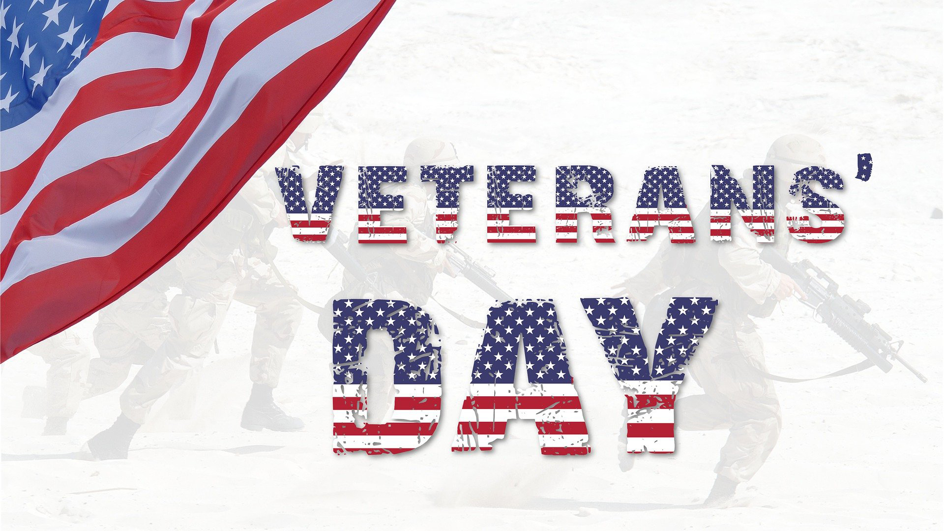 Veterans Day November 11 Arreya Digital Signage Graphic