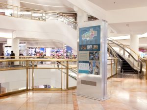 Digital Signage Kiosk in a mall