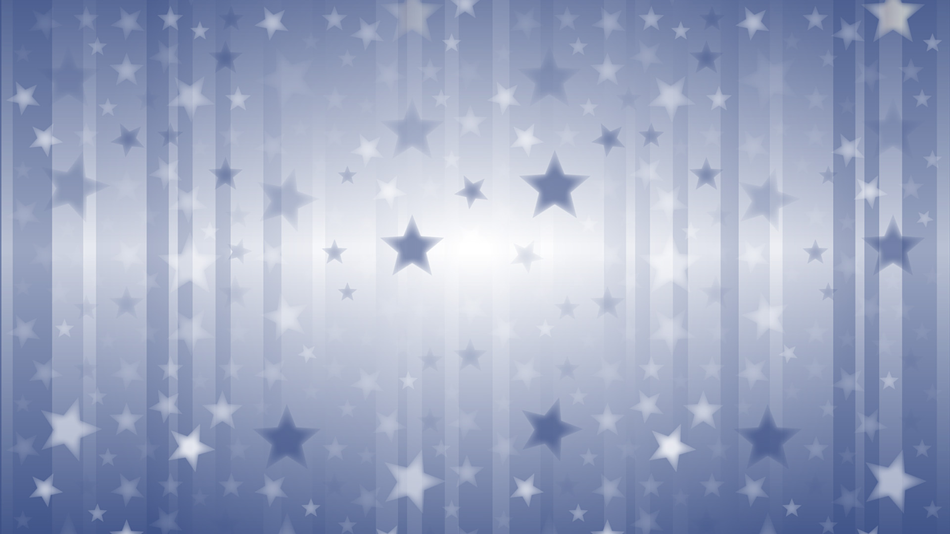 Light blue radial gradient background with white and blue stars dispersed throughout the image.