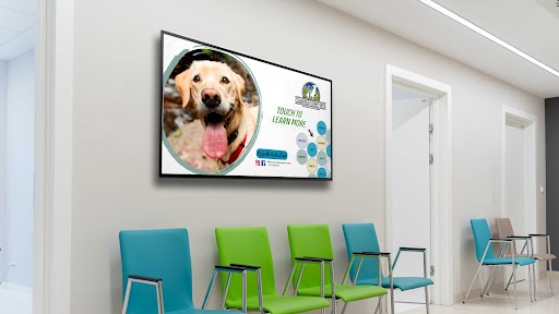 SPCA animal digital signage donor recognition