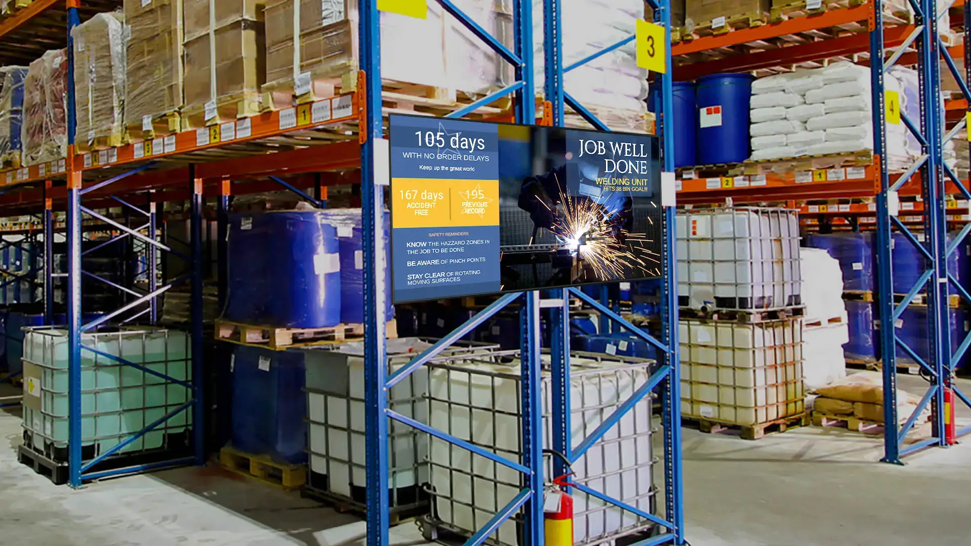 Digital-Display-Employee-Communication-Safety-Warehouse