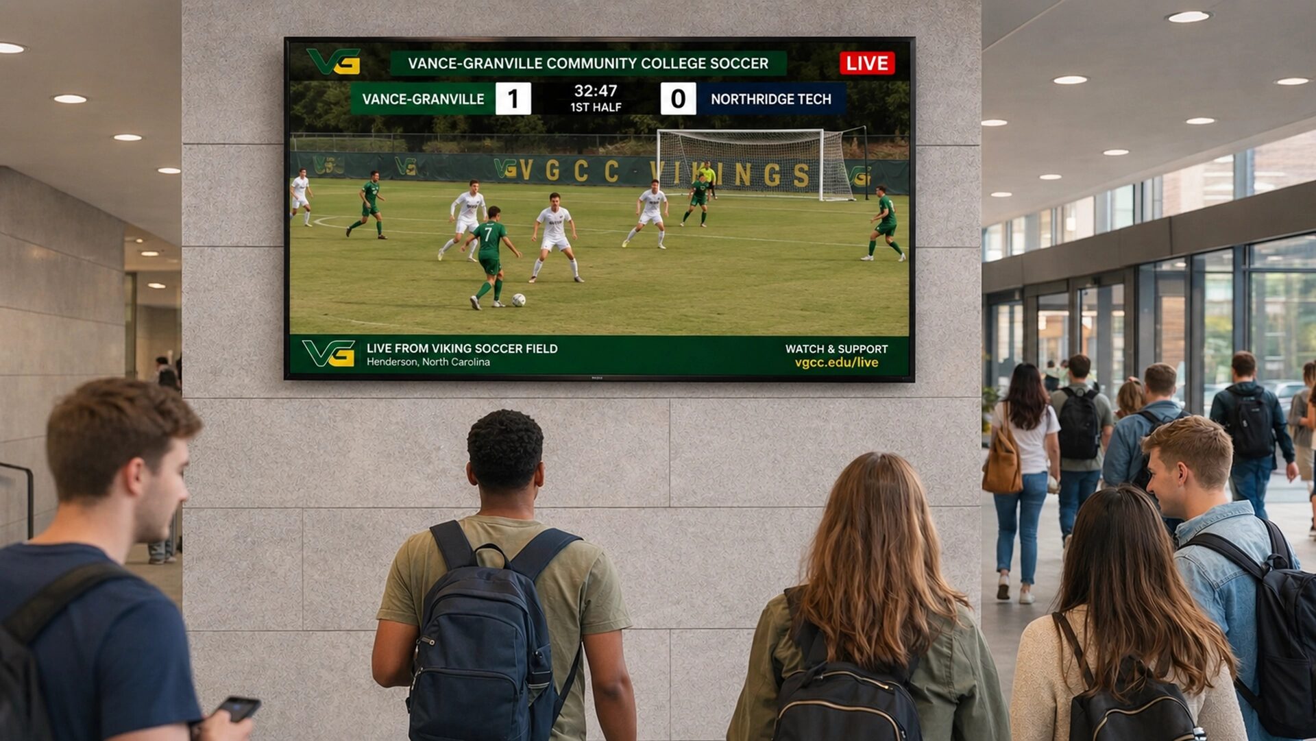 livestream events digital signage arreya software