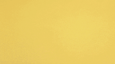 Four set of hands reach up into the gif from the bottom edge. They wiggle their fingers around in celebration, then go back down out of view. As he hands appear the words 'INTERNSHIP ACHIEVED" flashes above them. A bold, pink serif font was used. The words disappear as the hands go down. The background is gold.